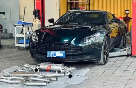 Выхлопная система с заслонками для Aston Martin DB11 5.2T AE31