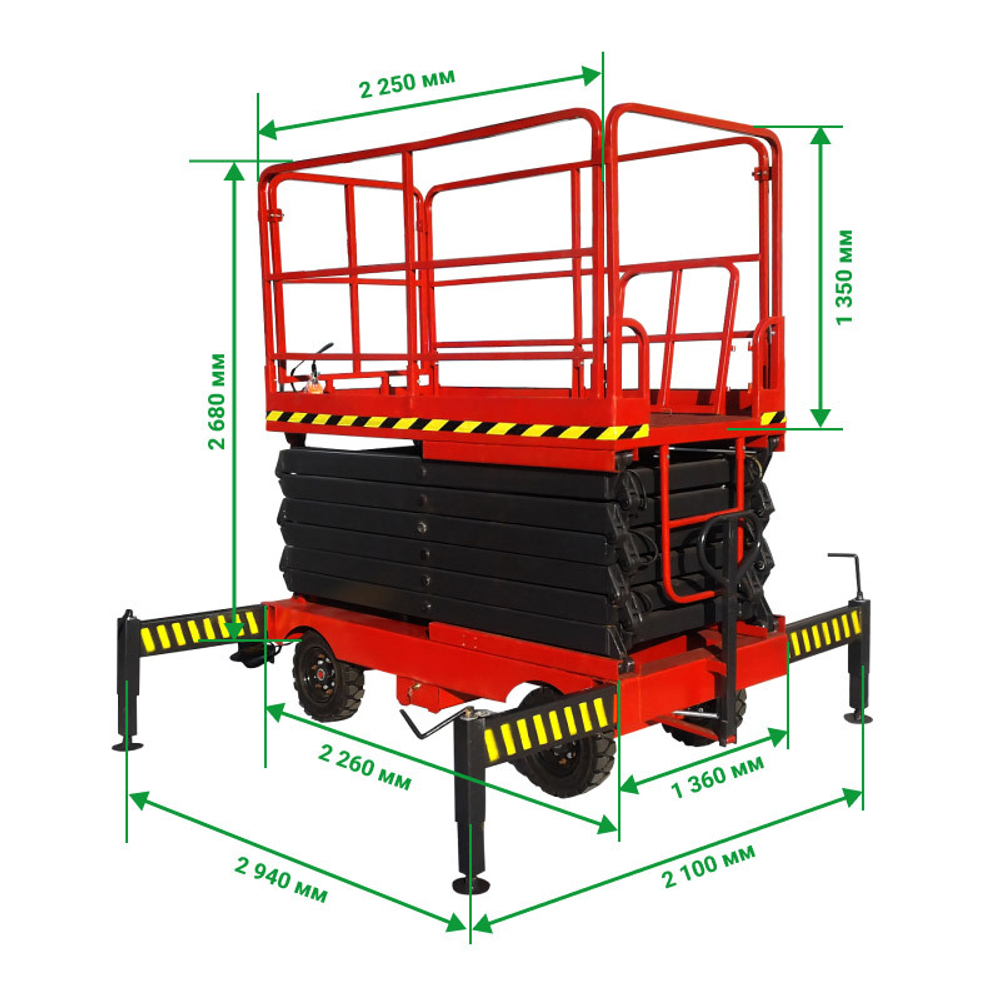 Ножничный подъемник PROLIFT PF1403 (PROLIFT SJY0.3-13)