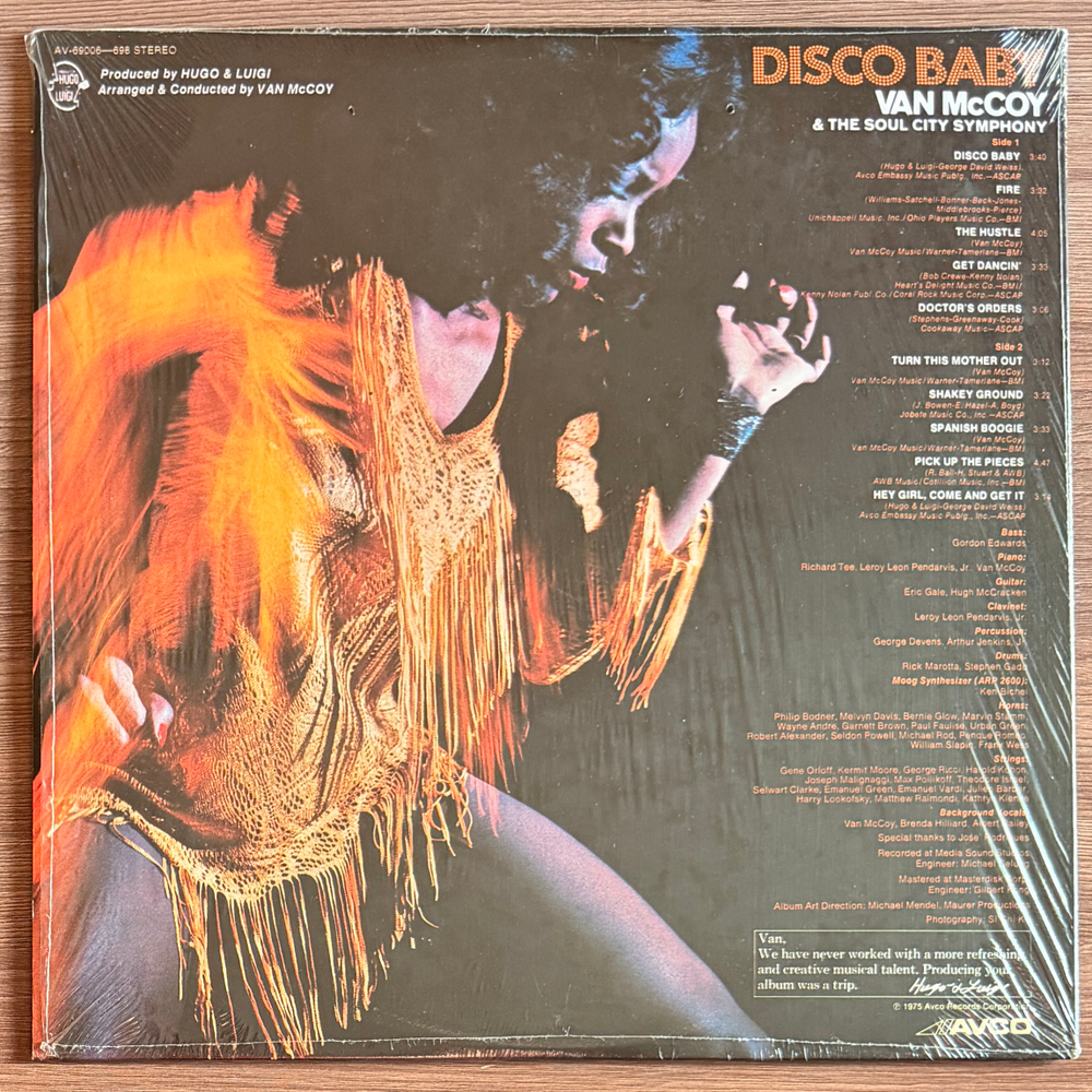 Van McCoy & The Soul City Symphony ‎– Disco Baby (США 1975г.)