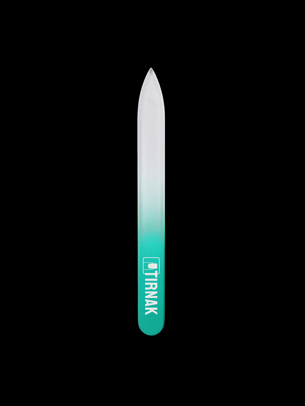 Пилка хрустальная TIRNAK 12, 120 мм, бирюзовая