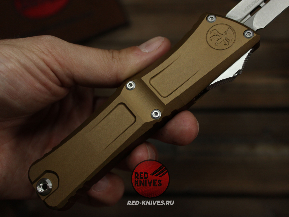 Нож Microtech Troodon 3 D/E - рукоять песончая МТ16