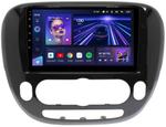 Магнитола для KIA Soul 2 2014-2019 (кондиционер, рамка глянцевая) - Teyes CC3 Android 10, Быстрая, CarPlay, SIM-слот
