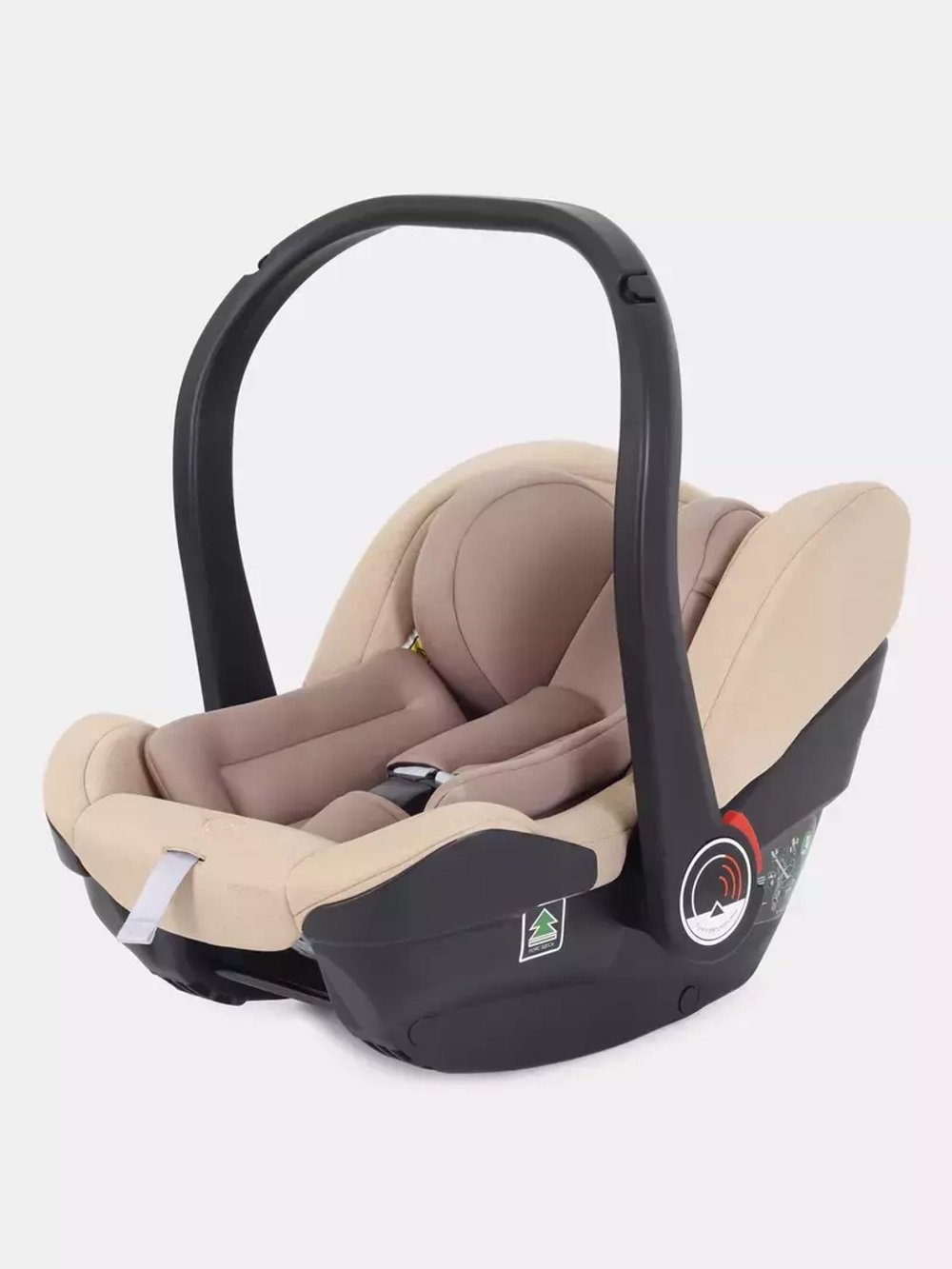 Автокресло RANT AY328 Pro "CARRY" Active Line (Beige) группа 0+  (0-13 кг)