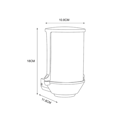 Уличный настенный светильник Arte Lamp MINCHIR A8306AL-1BK, 1хE27