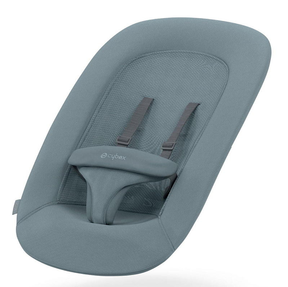 Стульчик для кормления Cybex Lemo 4 в 1 с мягкими чехлами Comfort Inlay Stone Blue/Stone Blue