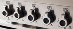 Варочный центр Bertazzoni, 6 газовых конфорок и многофункциональный электрический шкаф, 90 см Желтый глянец