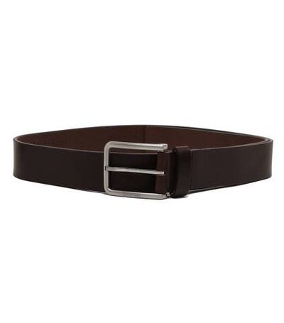 кожаный ремень warmth oiled grain Calvin Klein - коричневый(K50K509654)