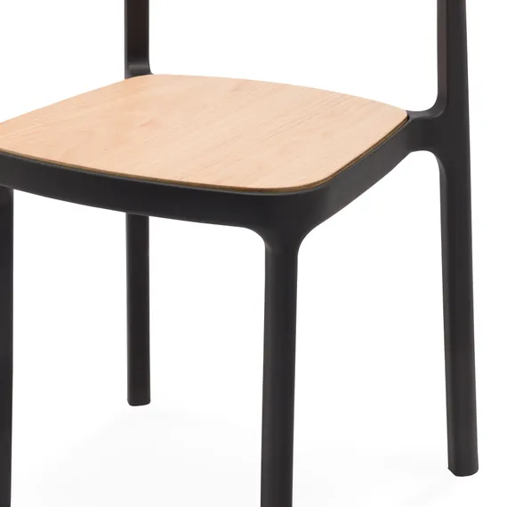 Стул Obu Wood черный