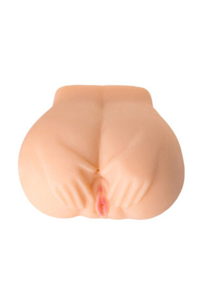 Упругая попка с вибрацией Juicy Pussy (10 режимов) (Цвет: телесный)