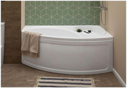 Акриловая ванна Aquanet (Акванет) Jersey 170x90 R с каркасом