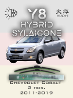 Щетки стеклоочистителя HUOYE Y8 650/400 мм на Chevrolet Cobalt | Hook/J-Hook
