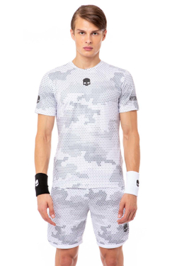 Мужская теннисная футболка Hydrogen Tech Camo Tee - белый