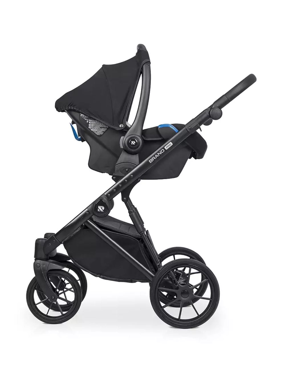 Коляска BRANO PRO (3 в 1) (Riko) 02 Сrystal blue (синий)