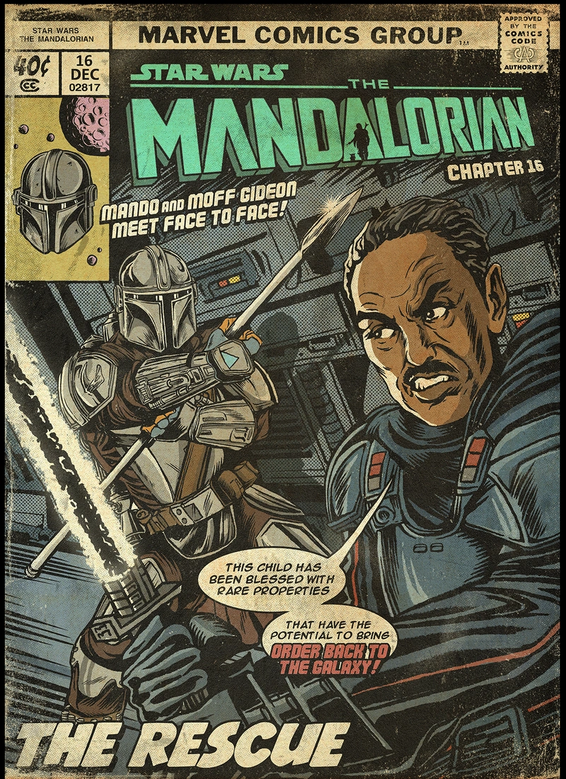 Постер «Star Wars: Mandalorian. Chapter 16 «The Reskue. Moff»