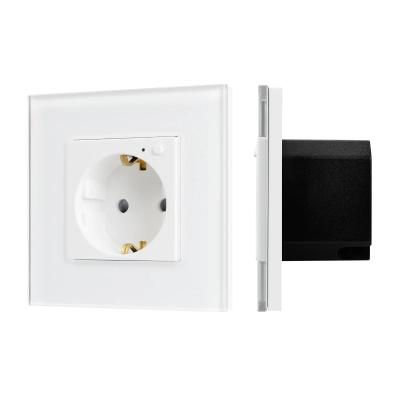 Розетка электрическая с Zigbee управлением SCT-OMALI-EUZB1-PL-WH (240V, 16A, Zigbee) (Arlight, -)