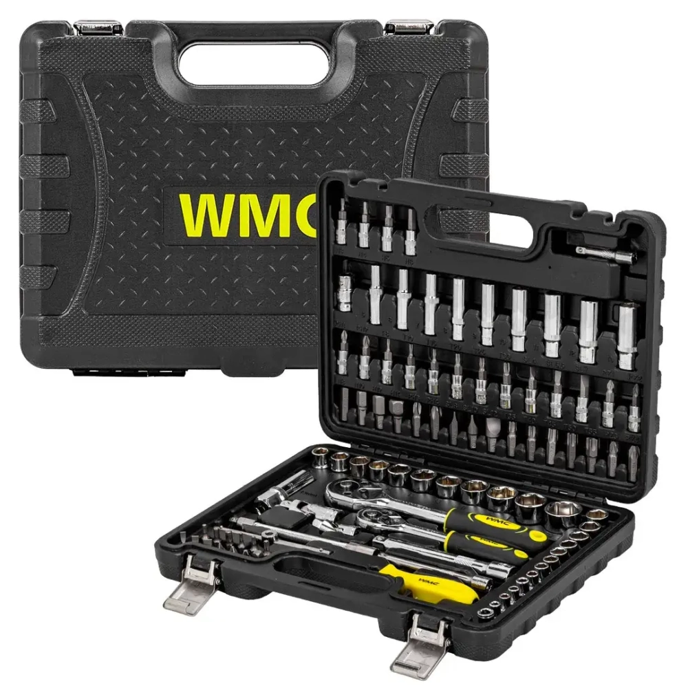 Набор инструментов 94 пр. 1/4''3/8''(6гр)(4-22мм) WMC TOOLS WMC-4941-5DS-м