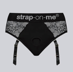 Трусики для фиксации насадок Strap-on-me Harness Lingerie Diva XS (Размер: XS) (Цвет: черный)