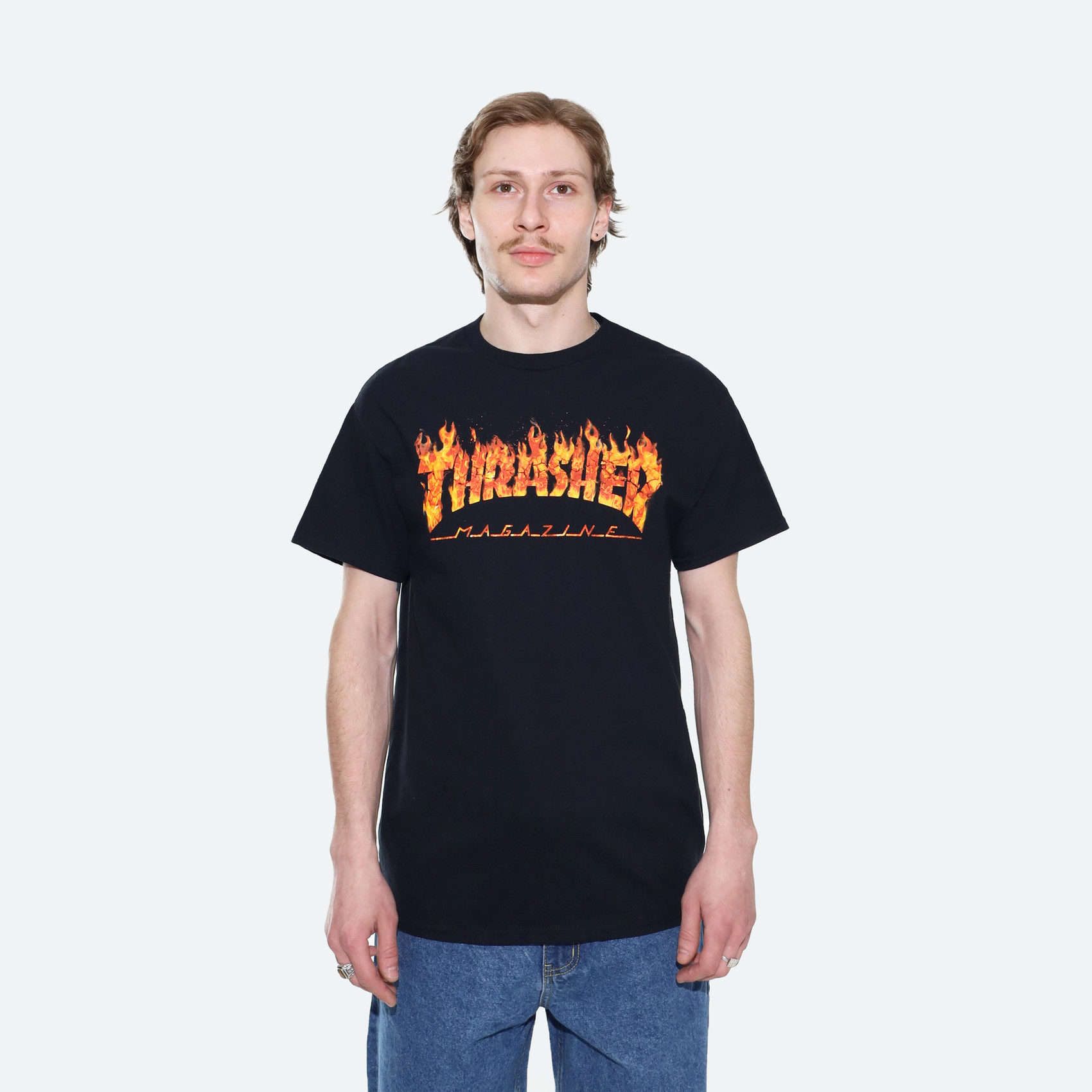 Футболка Thrasher Inferno T-Shirt (black) артикул: - купить в магазине Дайс