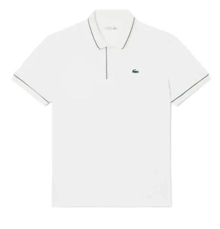 Теннисное поло Lacoste Heat Regulating Mini Piqu_ Golf - white
