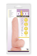 Телесный фаллоимитатор-реалистик Dual Density Dildo - 20 см. (Цвет: телесный)