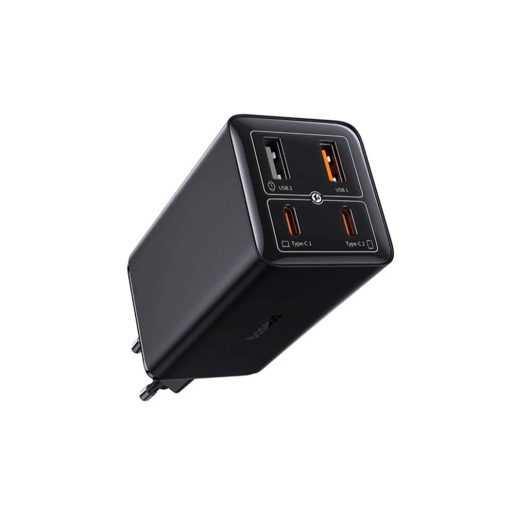 Сетевое зар. устр. Baseus GaN6Pro Fast Charger 2USB/2C 100W кабель T-C на T-C P10162705112-00 черное