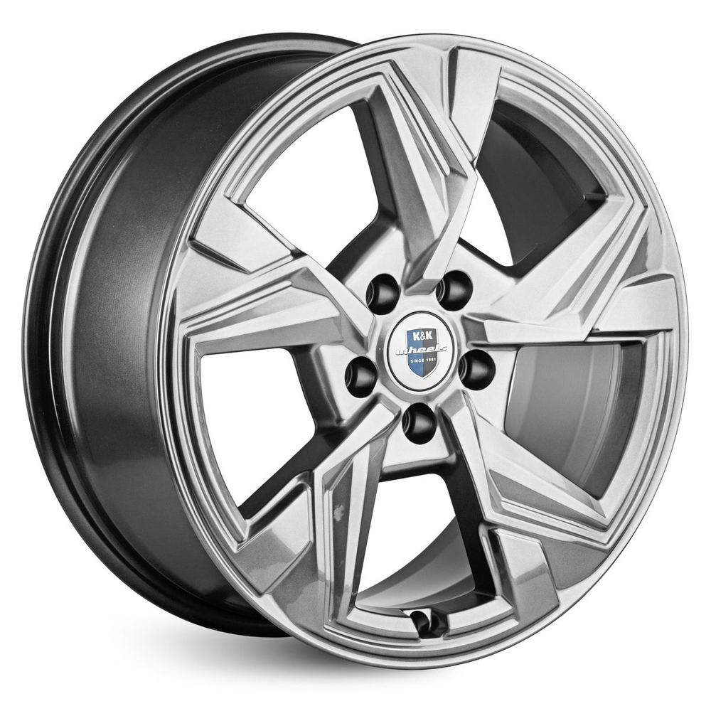 Диск Литой КиК Кайан (КС1012) 7.5 x R18 5x112 D57.1 ET43 Дарк платинум