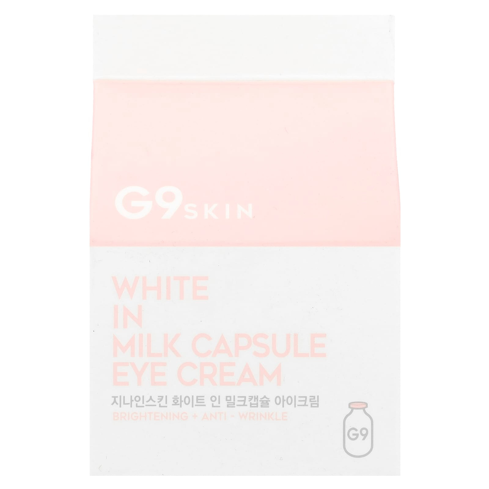 G9skin, Капсульный крем для глаз White In Milk, 30 г