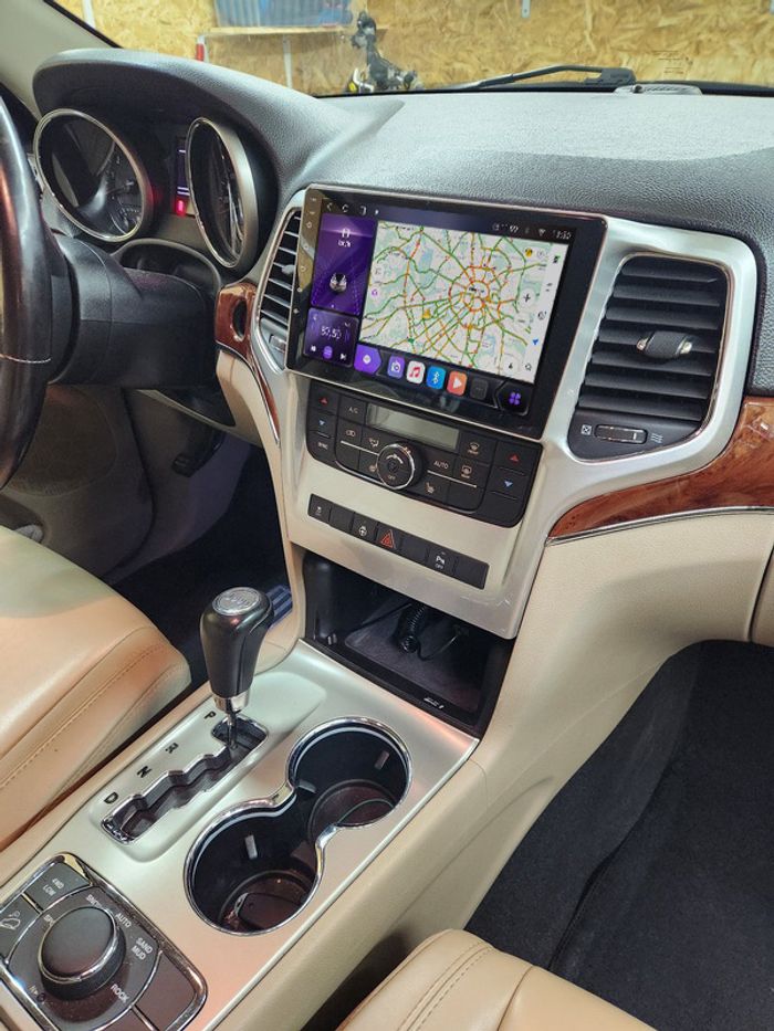 Магнитола для Jeep Grand Cherokee WK2 2010-2013 - Kuberg OL-9254 QLed+2K, Android 13, Быстрейшая, CarPlay, 4G SIM-слот