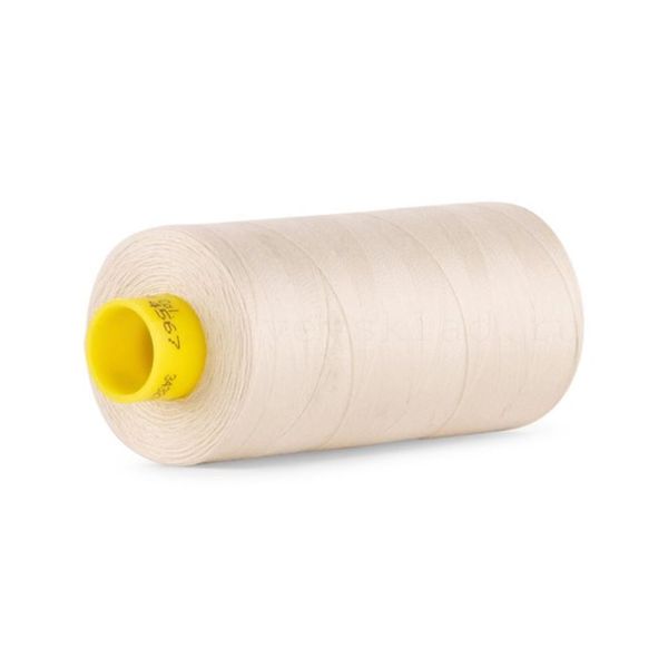 Нитка Gutermann Mara 120 (1000 метров), 1 кат., универсальная | 4567 топленое молоко