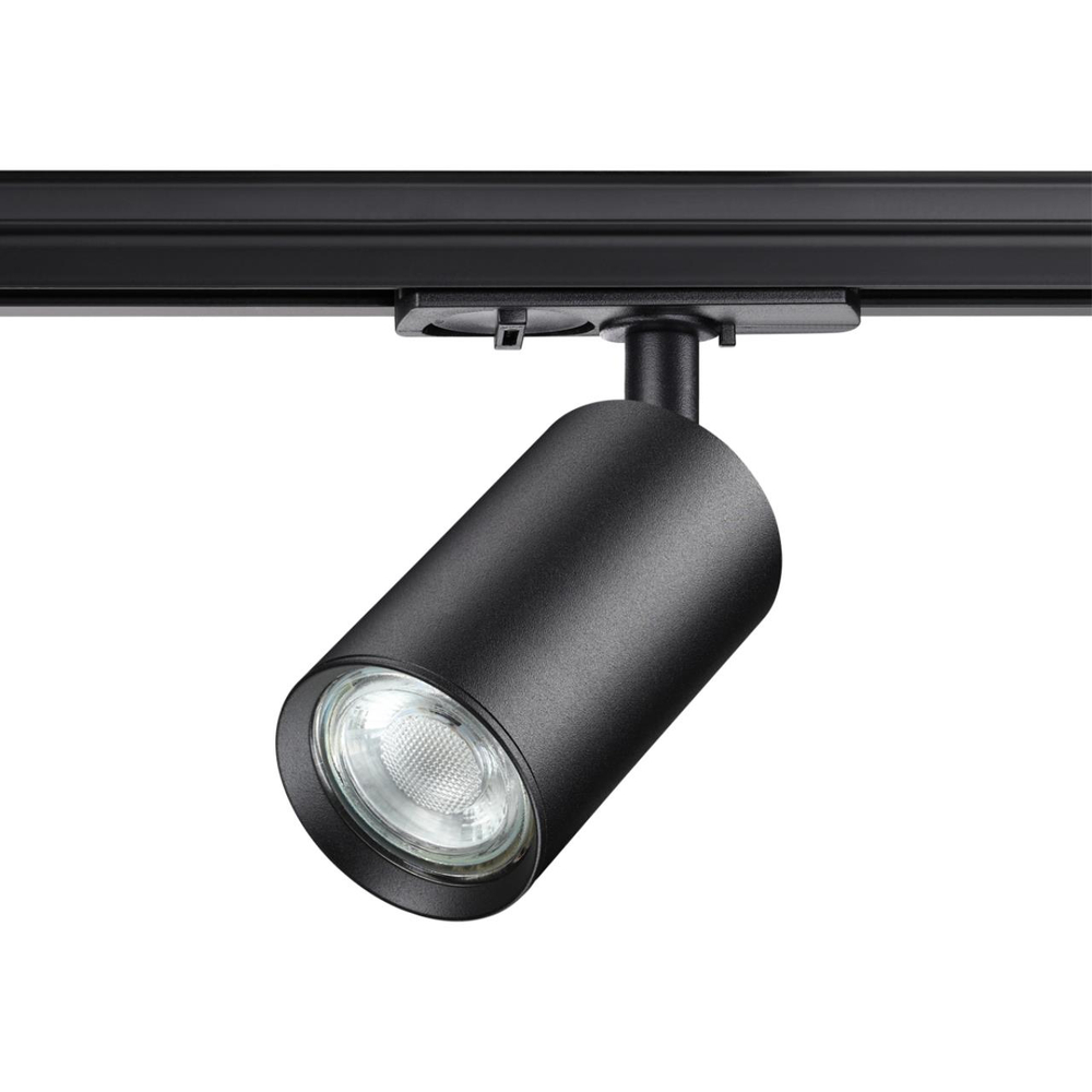 370963 PORT NT23 205 черный Светильник однофазный двухжильный трековый GU10 50W 220V PIPE