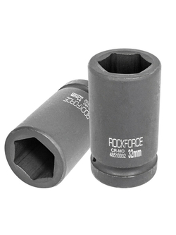 Головка ударная глубокая 32мм 1''6гр. RockForce##Rock FORCE RF-48510032