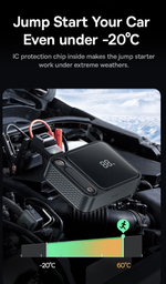 Устройство пусковое портативное бустер 26800mAh 3000A в коробке BASEUS BS-CH005