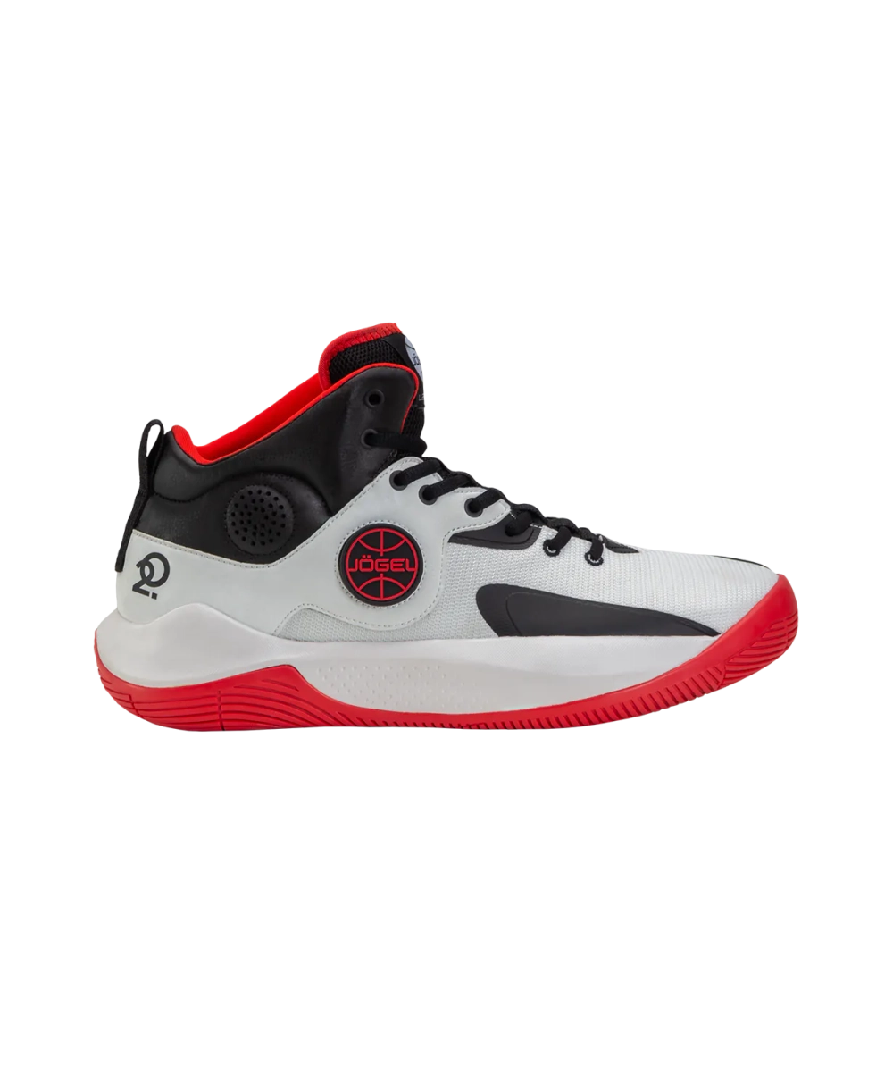 Кроссовки баскетбольные Launch MID, White/black/red