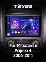 Teyes CC3 2K 9"для Mitsubishi Pajero IV 2006-2014