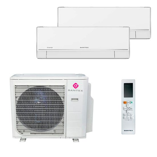 Мультисплит система на 2 комнаты Dantex RK-M09PDMI x 2 / RK-2M14HM3E-W