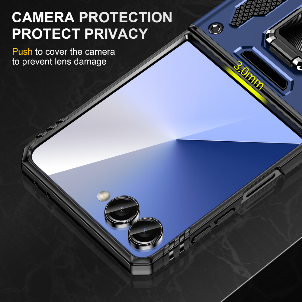 Чехол Safe Case с кольцом и защитой камеры для Samsung Galaxy Z Flip 7