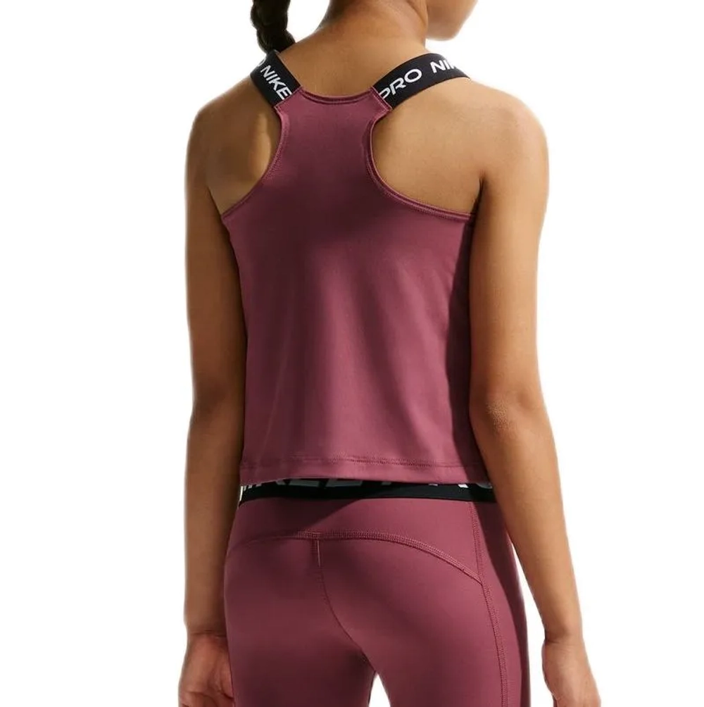 Футболка для девочки Nike Kids Pro Sleeveless - pink smoke/white