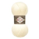 Пряжа Alize (Ализе) Superlana Midi / уп.5 мот. по 100 г, 170м, 001 кремовый А