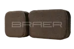 Тротуарная плитка Braer Классико Дуо, Коричневый, 40 мм