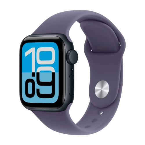 Умные часы Apple Watch SE 3 (2025) GPS, 40mm, Midnight Aluminium Case with Purple Fog Sport Band, M/L