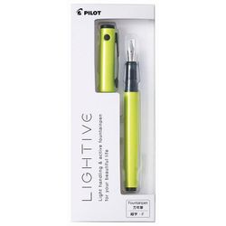 Перьевая ручка Pilot Litive с пером F лайм (FLT-2SR-AYF) 2