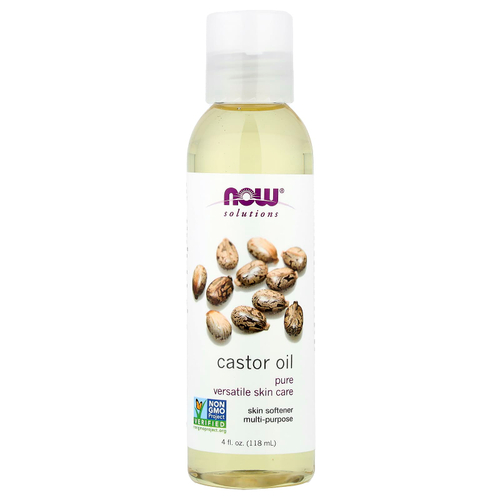 NOW Foods, Solutions, Касторовое Масло, 4 жидких унции (118 мл)