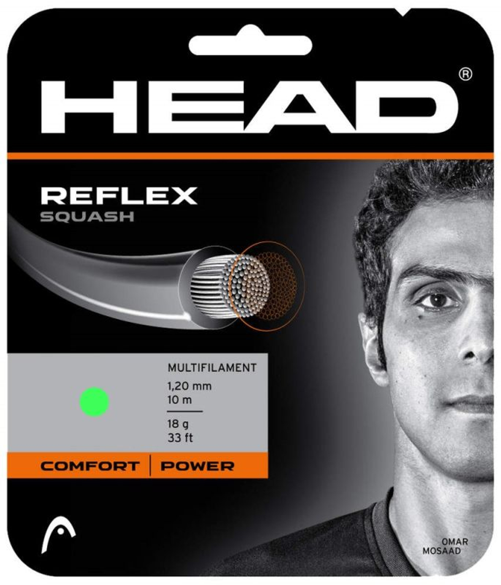 Naciag do squasha Head Reflex (10 m) - green
