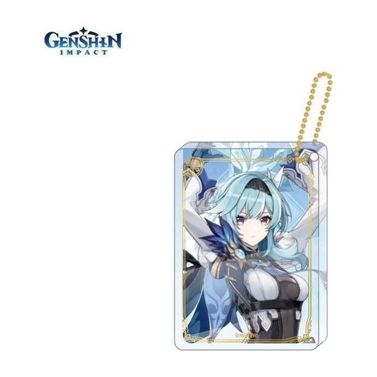 Акриловый брелок Genshin Impact Characters Acrylic Block Strap Eula