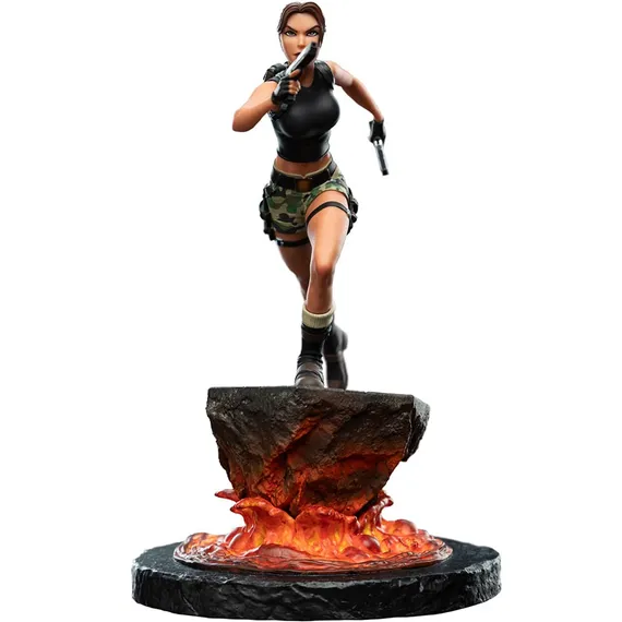 Фигурка Расхитительница гробниц: Лара Крофт - Святилище пламени / Tomb Raider - Miniature Statue - Lara Croft: The Sanctuary of Flame