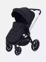 Коляска детская MOWBaby "ZOOM"PU (2в1) RA086 Silver Black