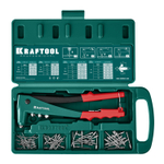 KRAFTOOL X-3, 2.4 - 4.8 мм, литой заклепочник в кейсе (31170-H6)