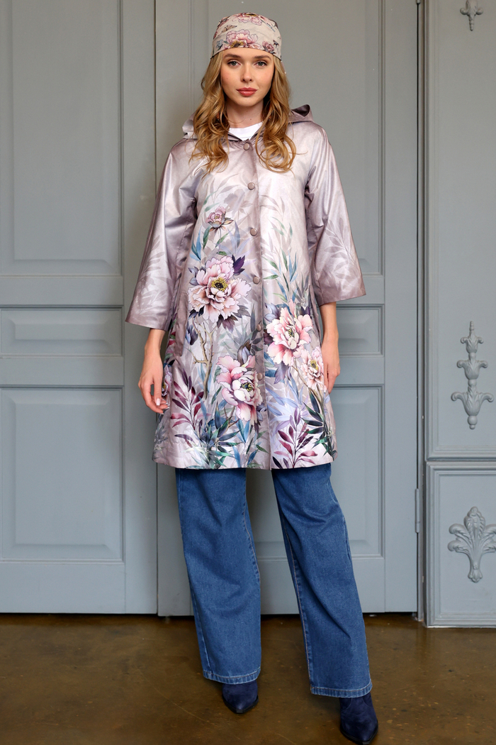 Coat "Monica-25. Peonies (A. Ostrovskaya)"