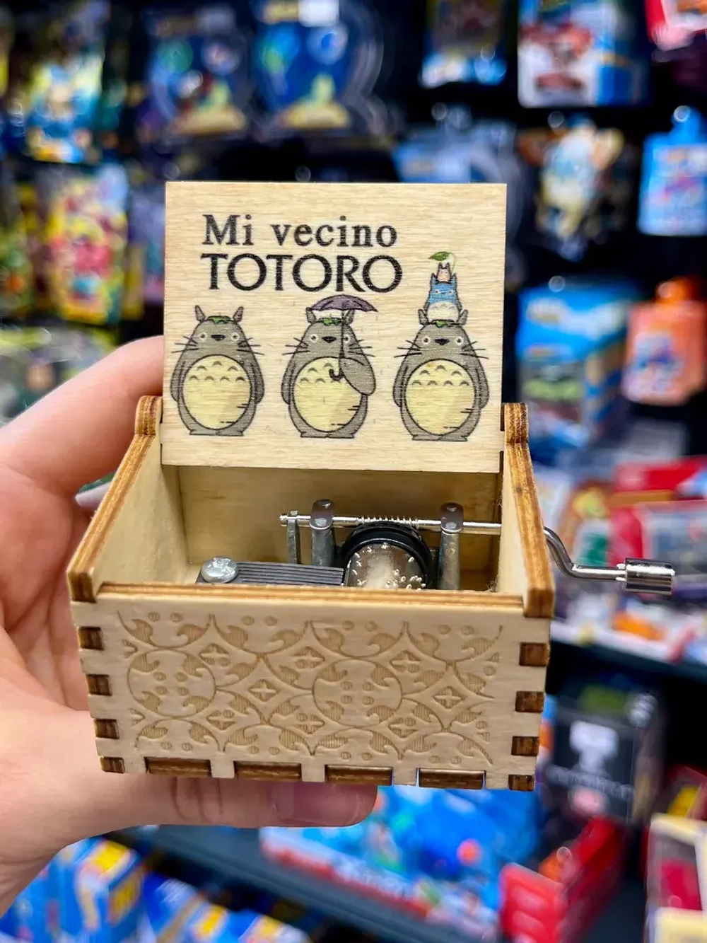 Музыкальная шкатулка детская Тоторо деревянная игрушка