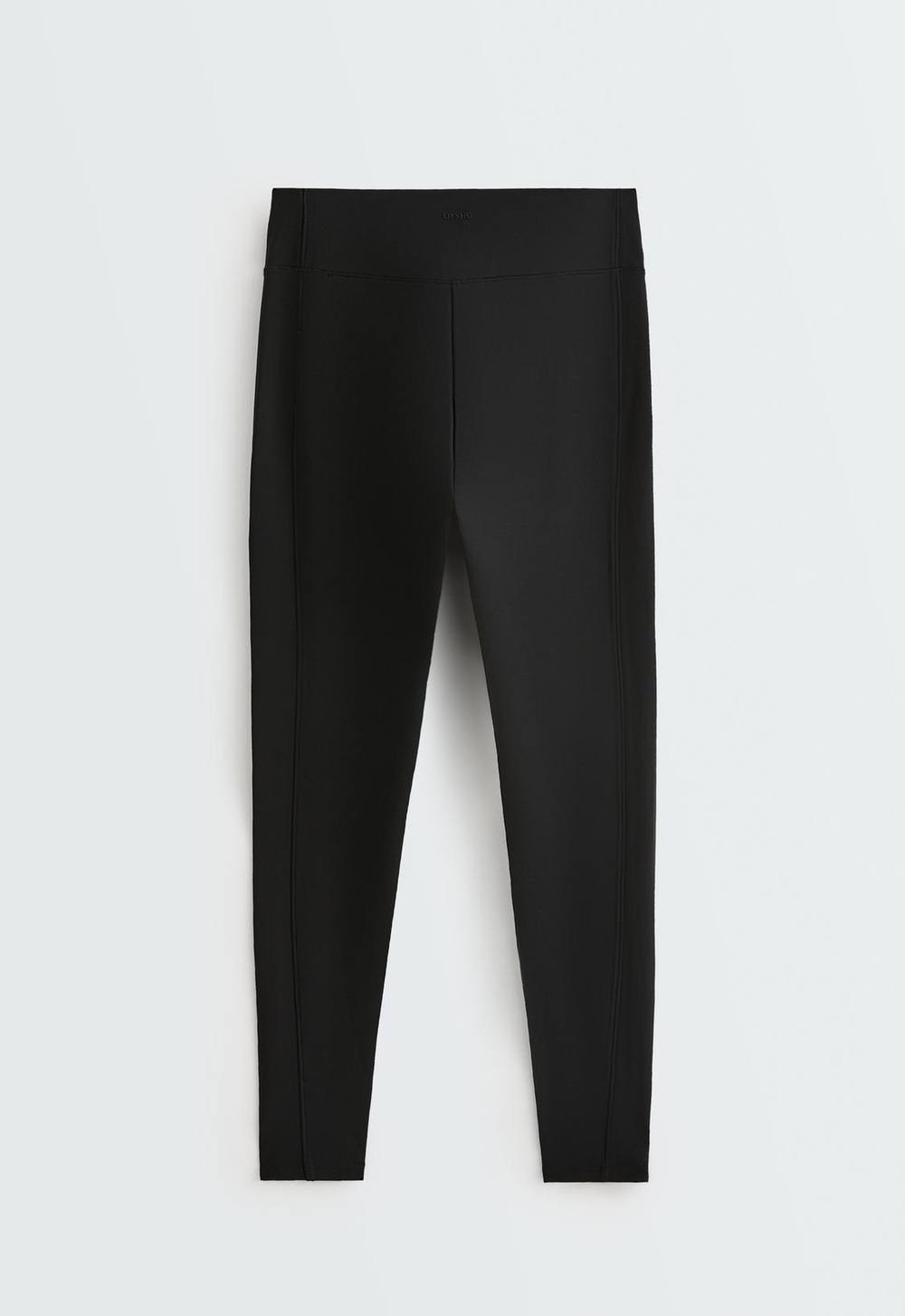 OYSHO Легинсы длиной до щиколотки High rise Warm, 70 см, черный